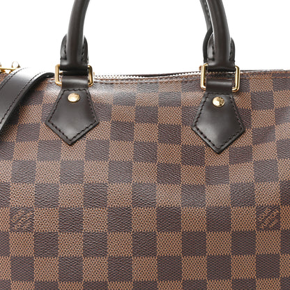 Louis Vuitton Damier Ebene Speedy Bandouliere 25 7 of 10