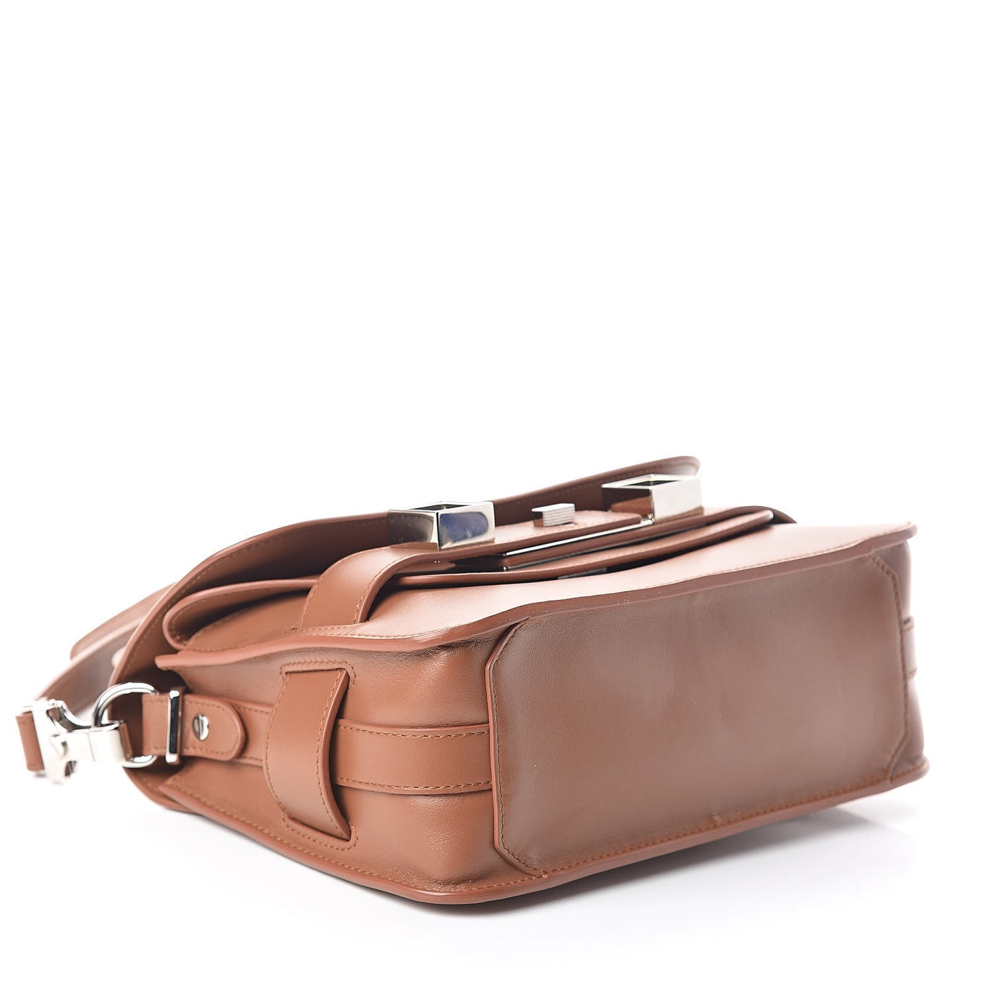 Smooth Calfskin Mini PS11 Classic Shoulder Bag Caramel