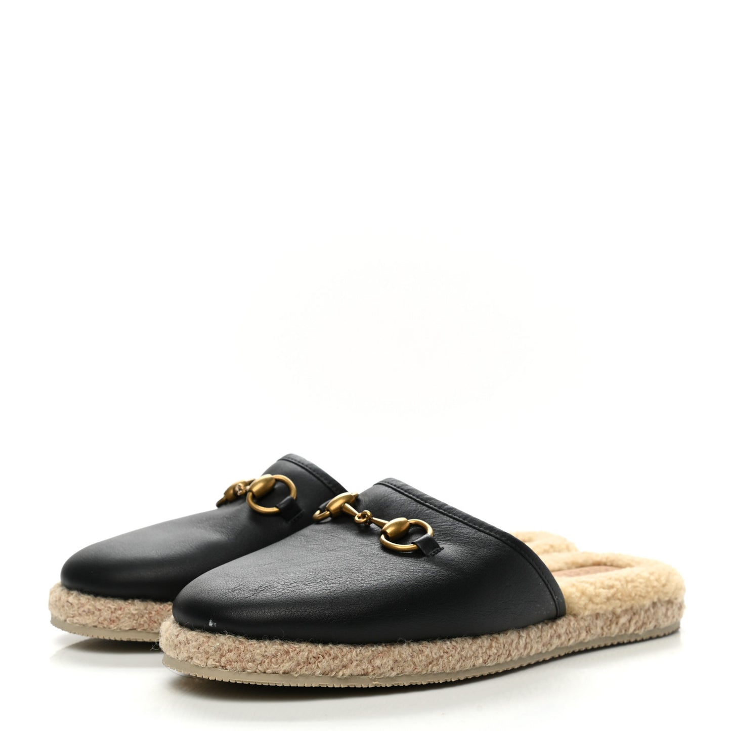 Nappa Wool Womens Fria Slippers 39.5 Black Butterscotch