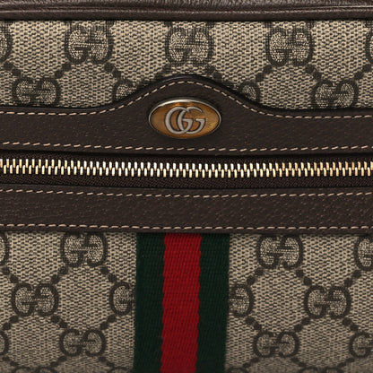 Gucci GG Supreme Monogram Web Mini Ophidia Shoulder Bag Brown 5 of 11
