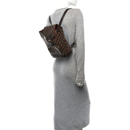 Louis Vuitton Damier Ebene Montsouris MM Backpack 2 of 10