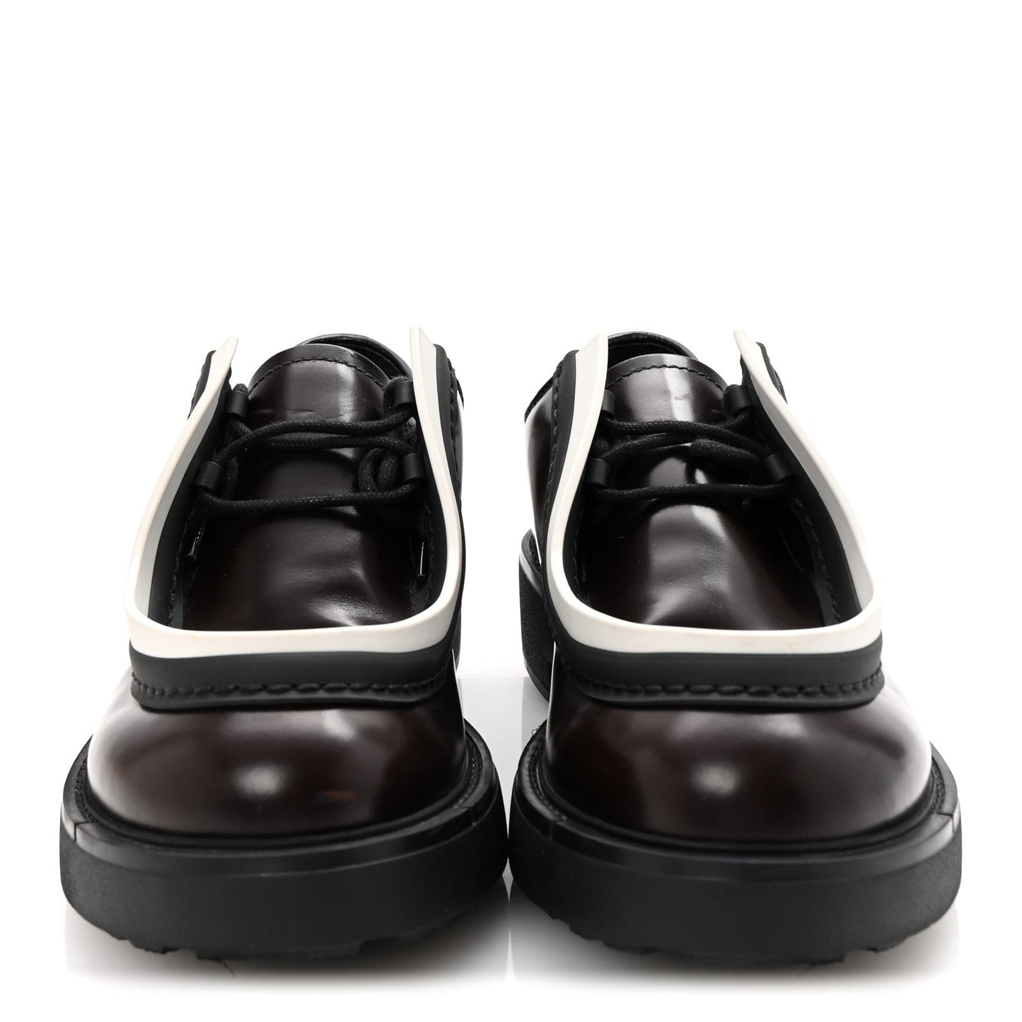 Spazzolato Rois Monolith 55mm Derby Loafers 8 Dark Brown Black