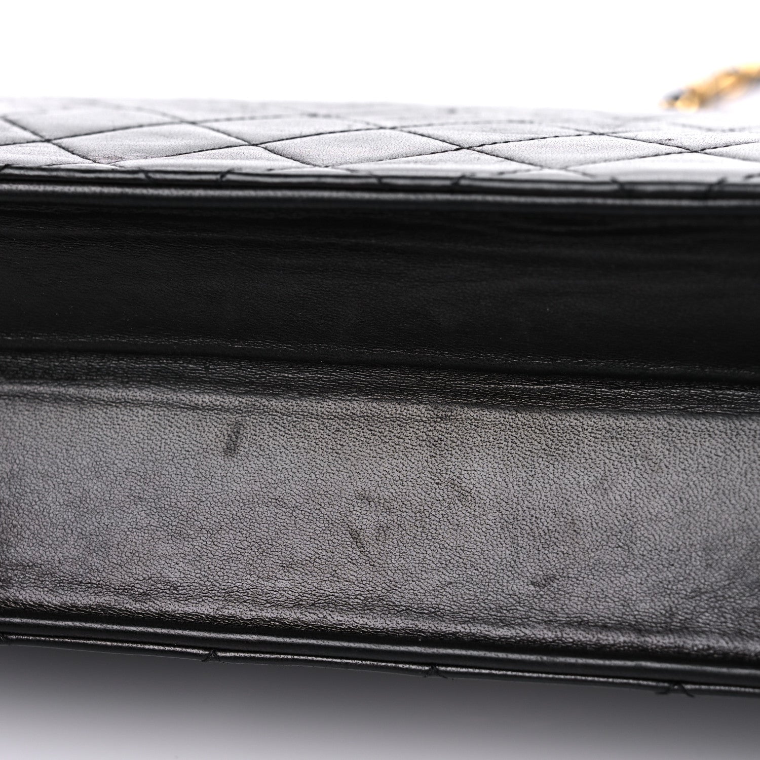 Chanel Lambskin Quilted Medium Single Flap Black 16 of 22
