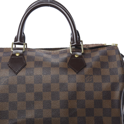 Louis Vuitton Damier Ebene Speedy 30 8 of 12