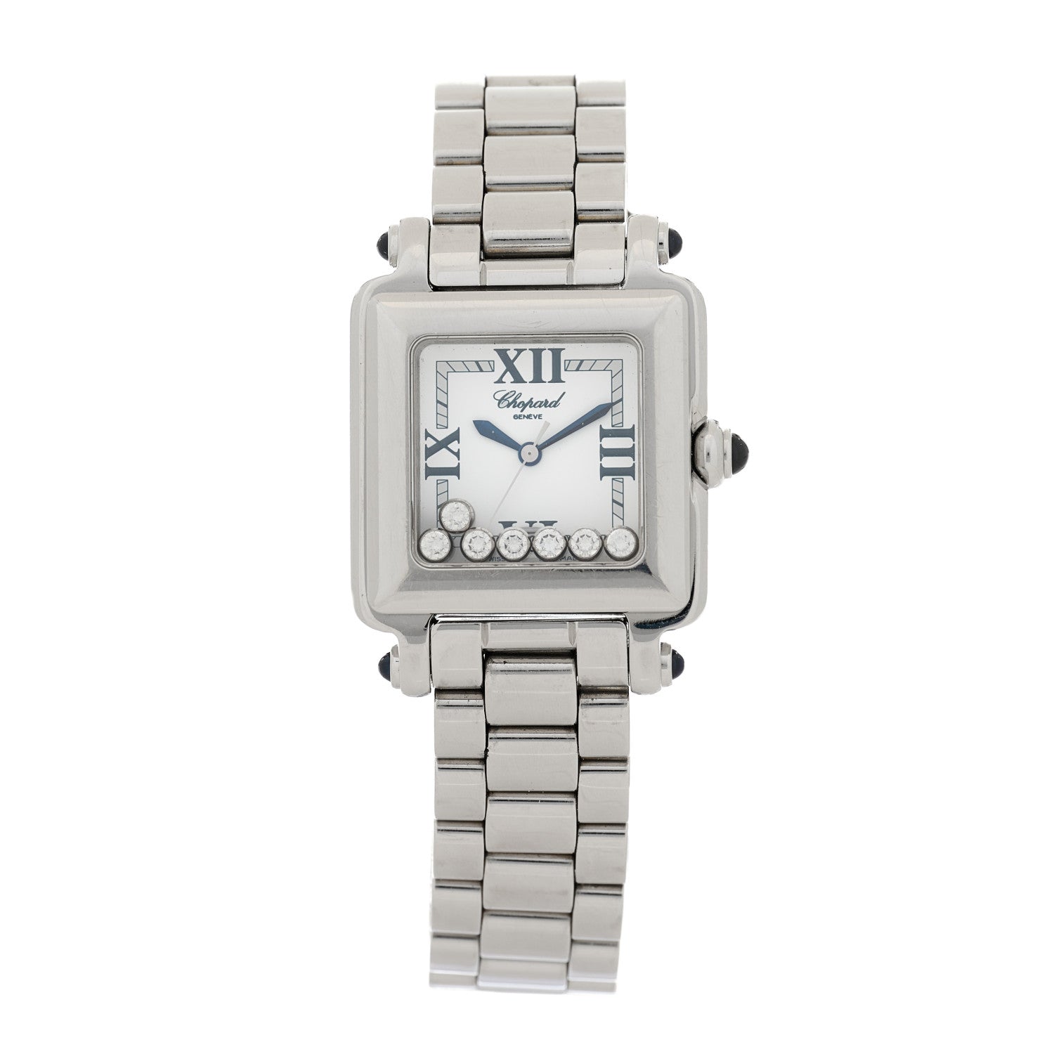 Chopard Stainless Steel 7 Diamond 27mm Happy Sport Quartz Watch 1 of 4