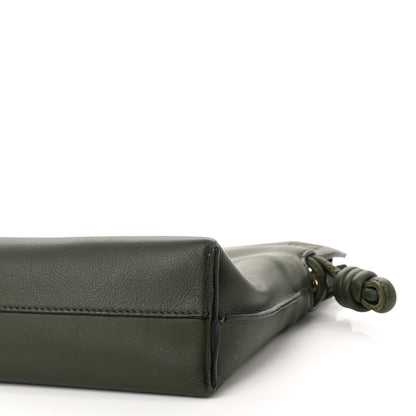Loewe Calfskin Mini Flamenco Knot Clutch Vintage Khaki 9 of 10