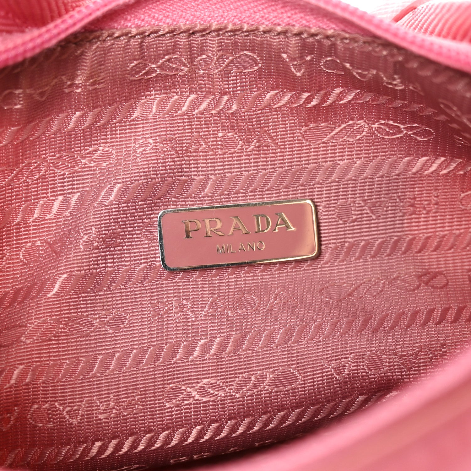 Prada Tessuto Nylon Mini Re-Edition 2000 Bag Begonia 6 of 9