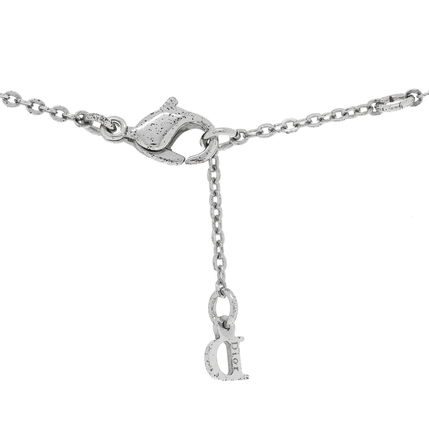 アクセサリー Dior Evolution Logo silver necklace Dio(r)evolution necklace Dior Silver in Gold plated - 41450208