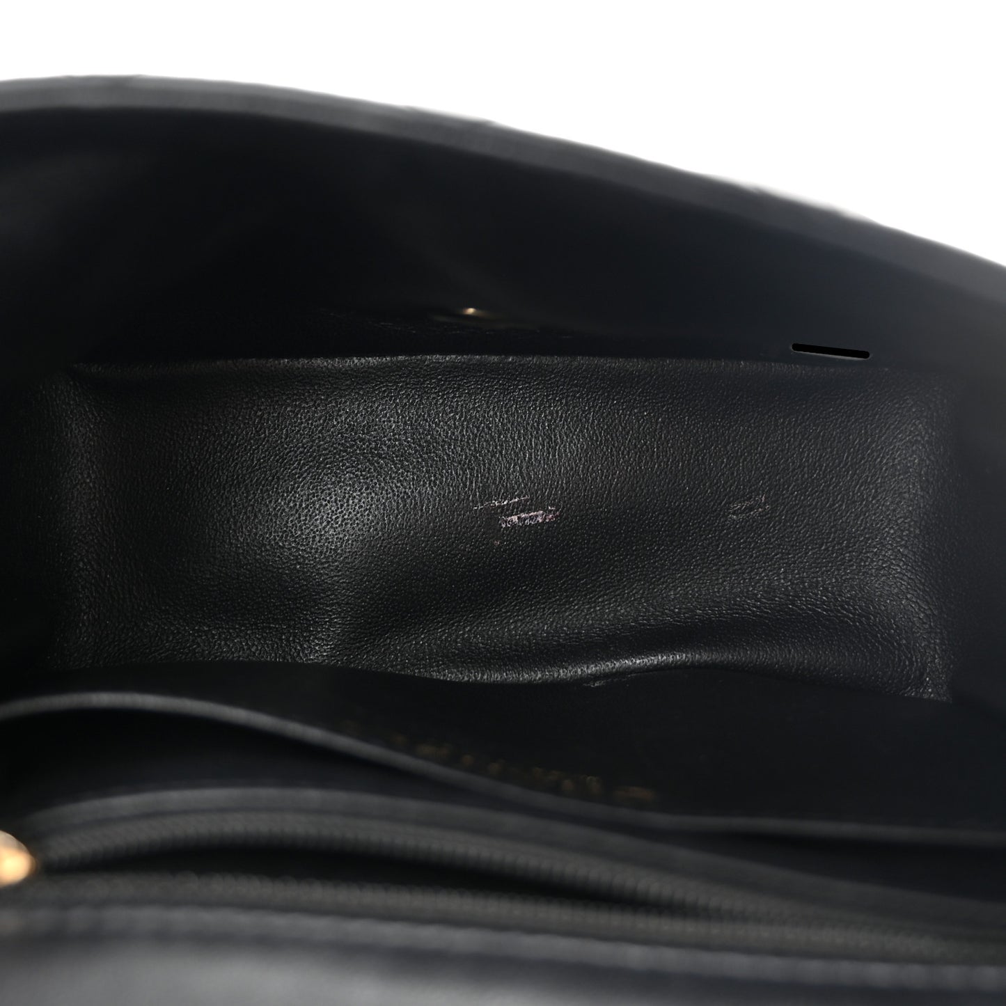 Lambskin Quilted Mini Square Flap Black