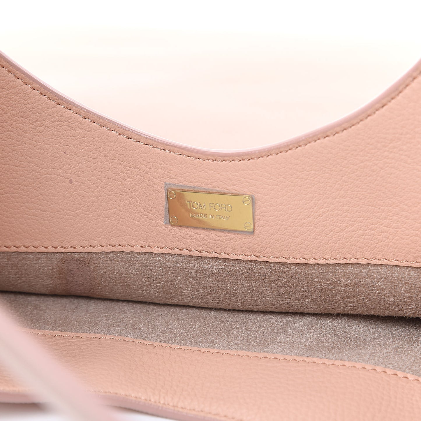 Calfskin Large Alix Padlock Zip Shoulder Bag Blush Nude