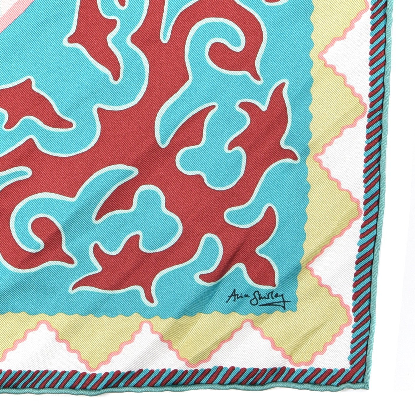 Hermes Silk Appaloosa Des Steppes Scarf 90 Creme Black Vert 3 of 5