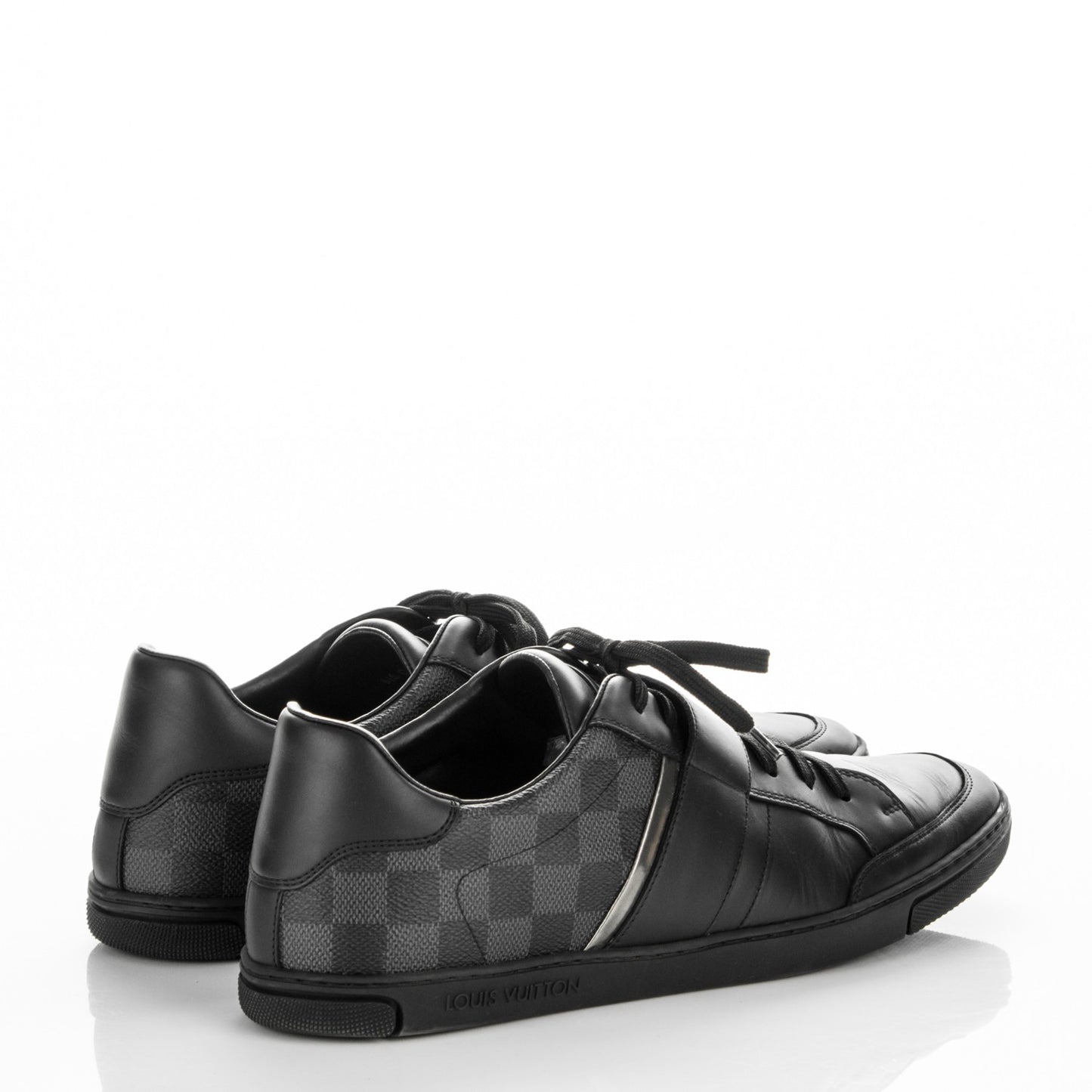 Calfskin Damier Graphite Cover Sneakers 10