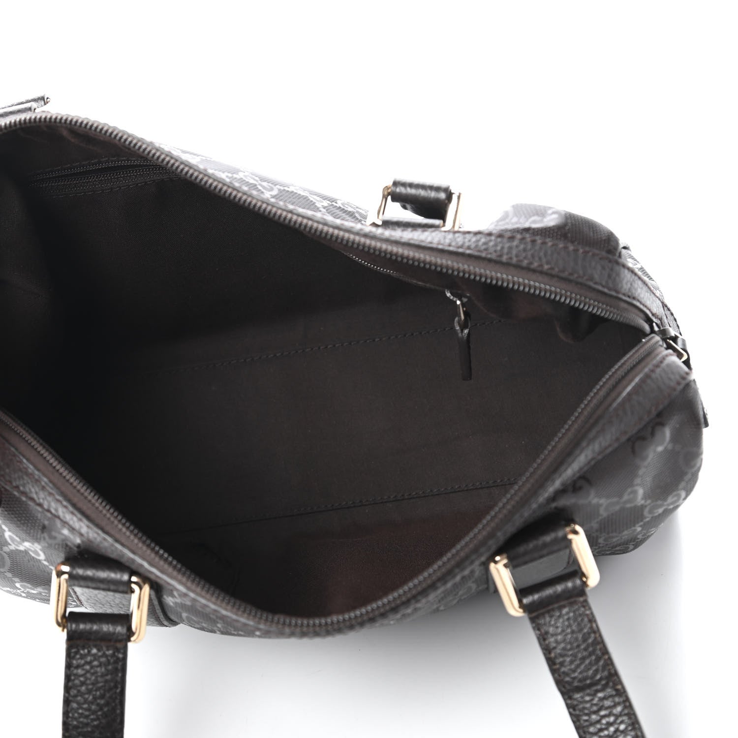 Gucci Imprime Monogram Small Boston Dark Brown 5 of 10