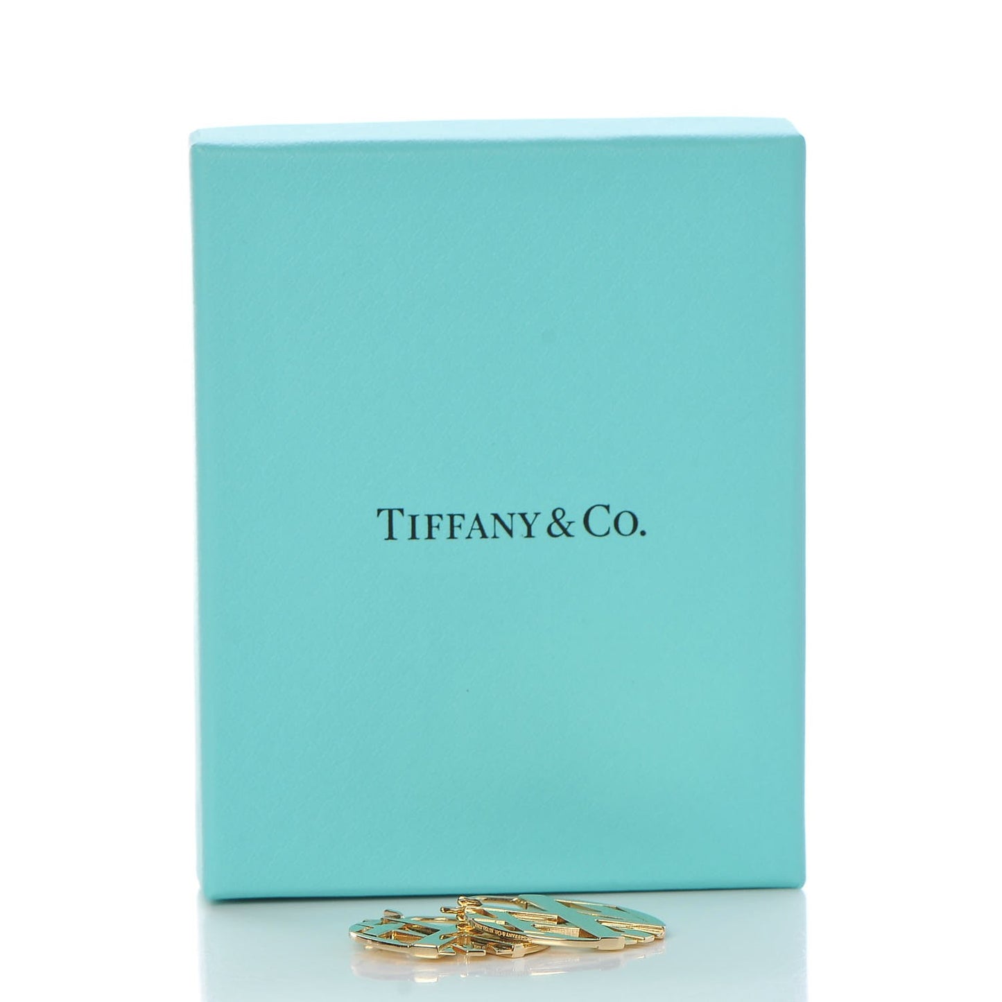 18K Yellow Gold Round Atlas Earrings