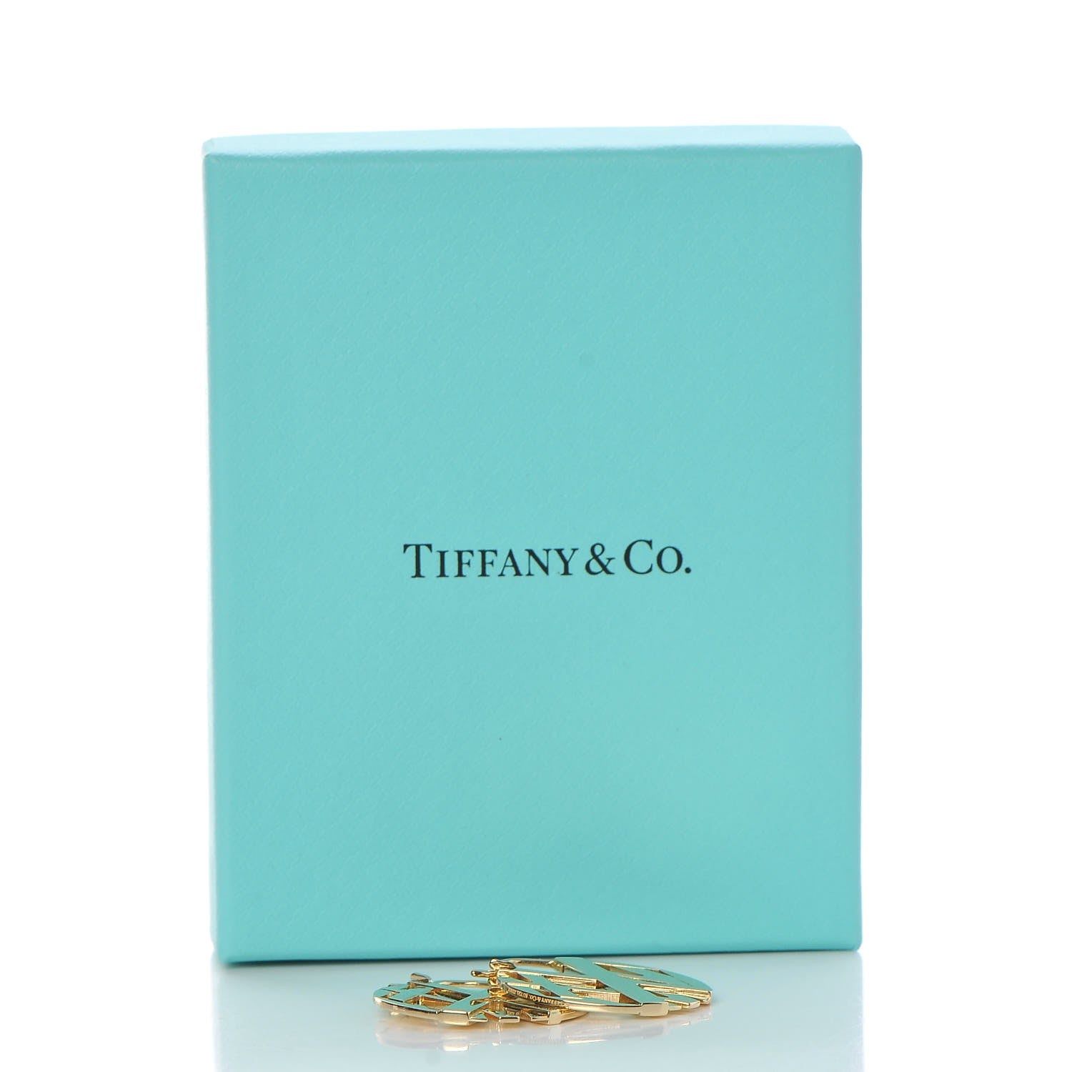 Tiffany 18K Yellow Gold Round Atlas Earrings 6 of 6