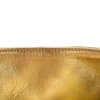 Chanel Metallic Lambskin Quilted Mini Square Flap Gold 8 of 8