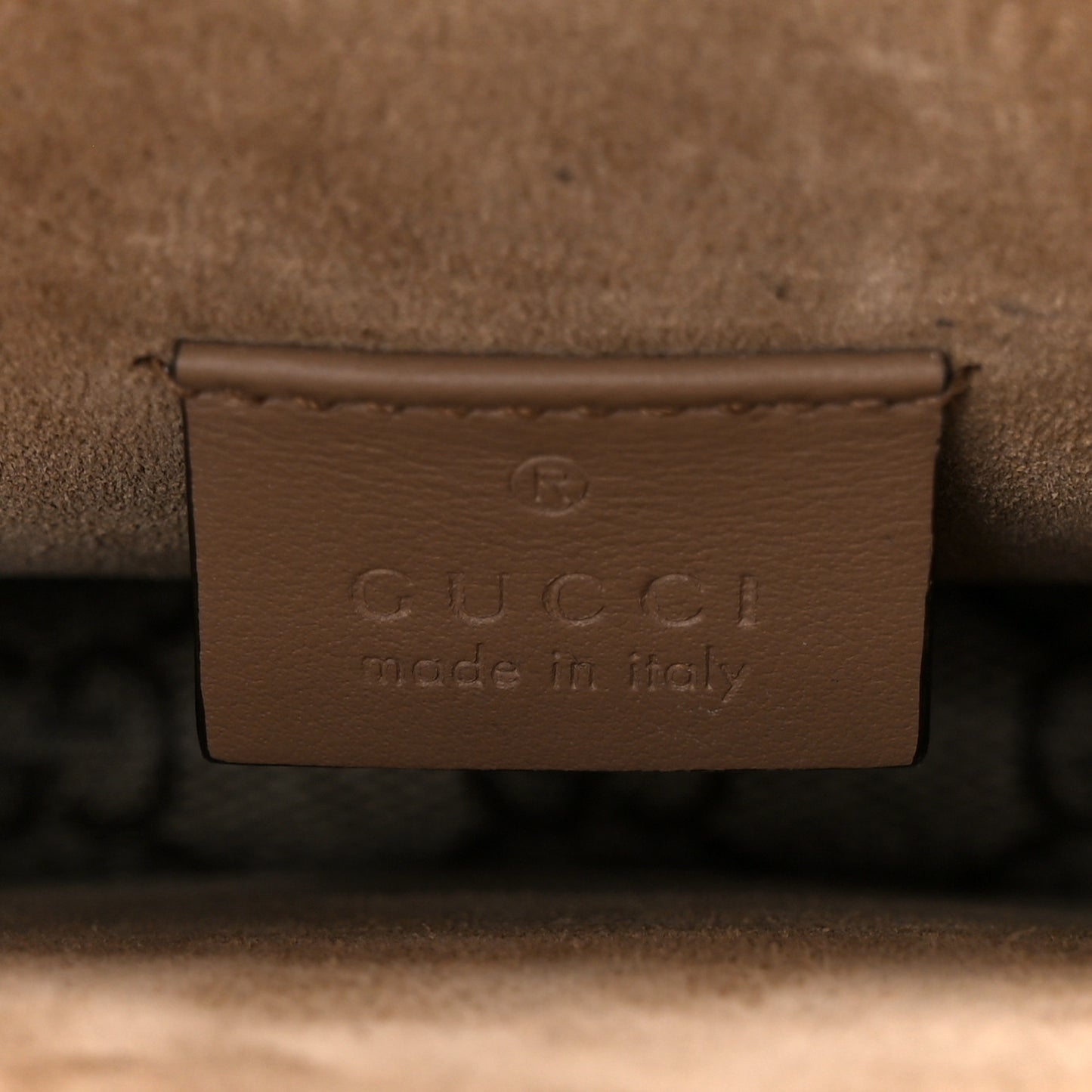 GG Supreme Monogram Mini Dionysus Shoulder Bag Taupe