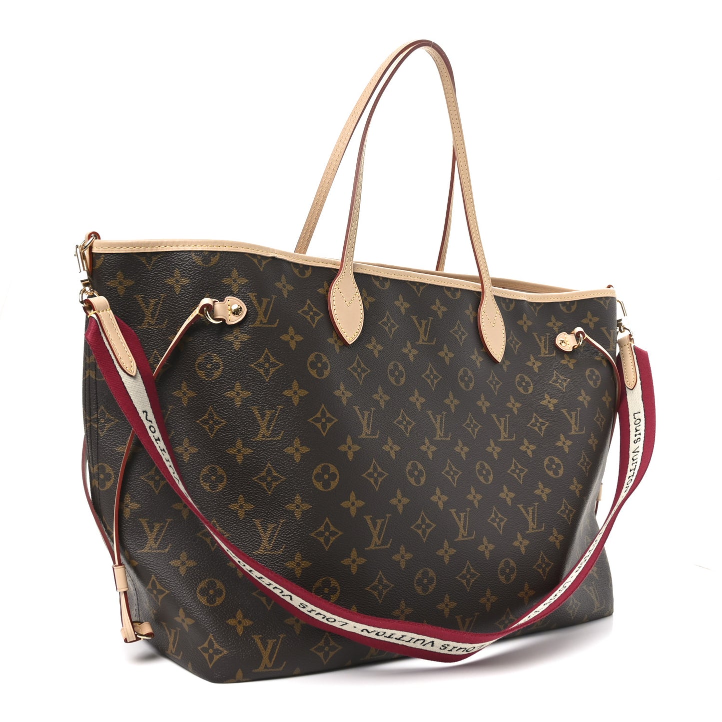 Monogram LV Travels With Grace Coddington Inside Out Neverfull Bandouliere GM