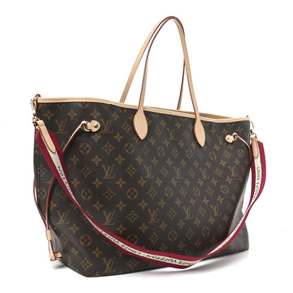 Louis Vuitton Monogram LV Travels With Grace Coddington Inside Out Neverfull Bandouliere GM 3 of 9