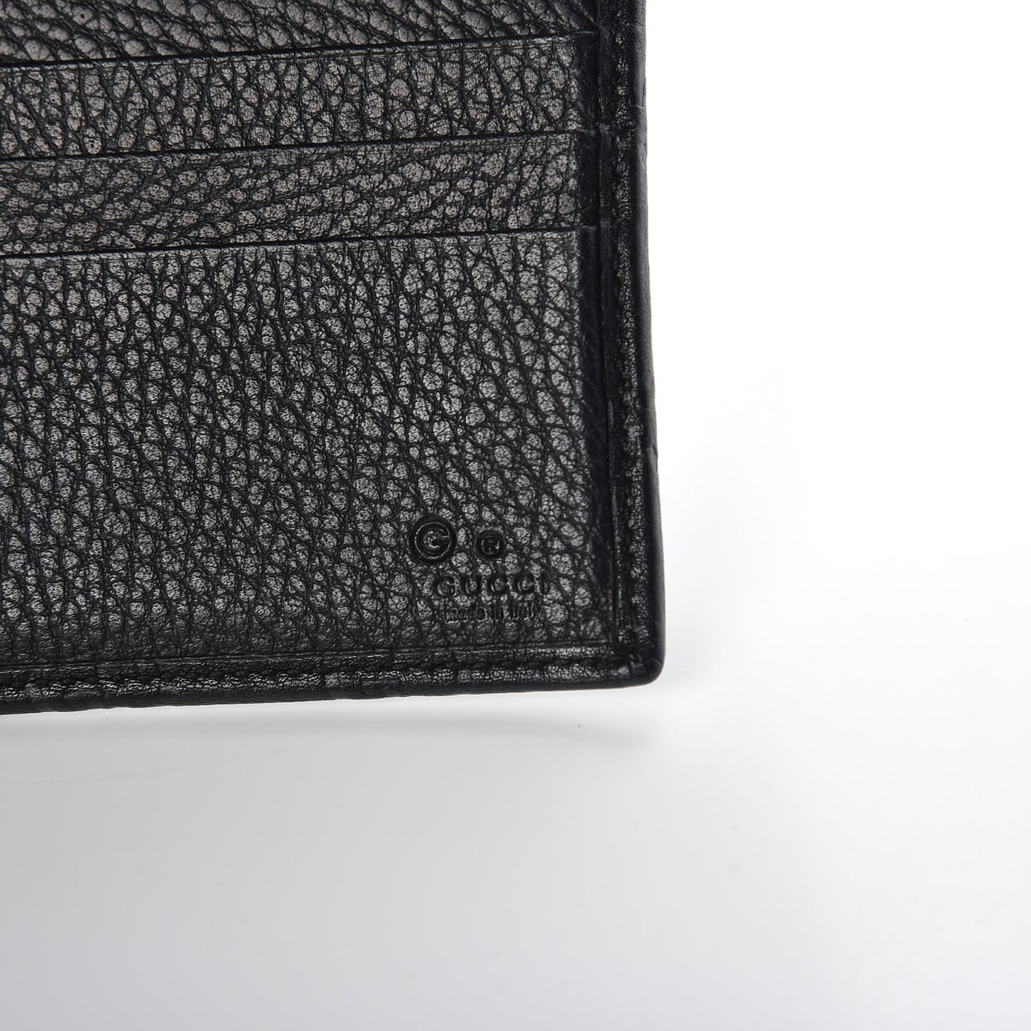 Guccissima Continental Flap Wallet Black