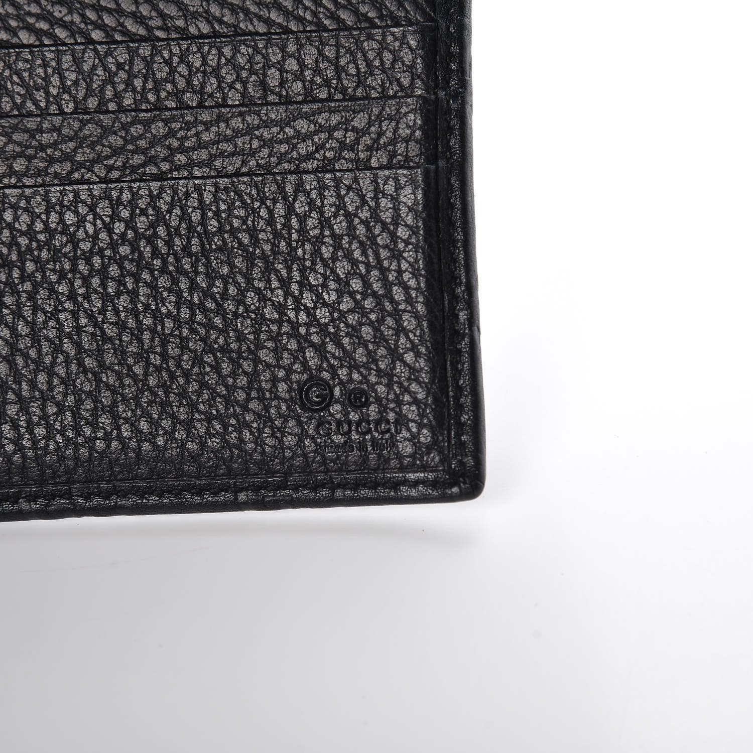 Gucci Guccissima Continental Flap Wallet Black 6 of 12