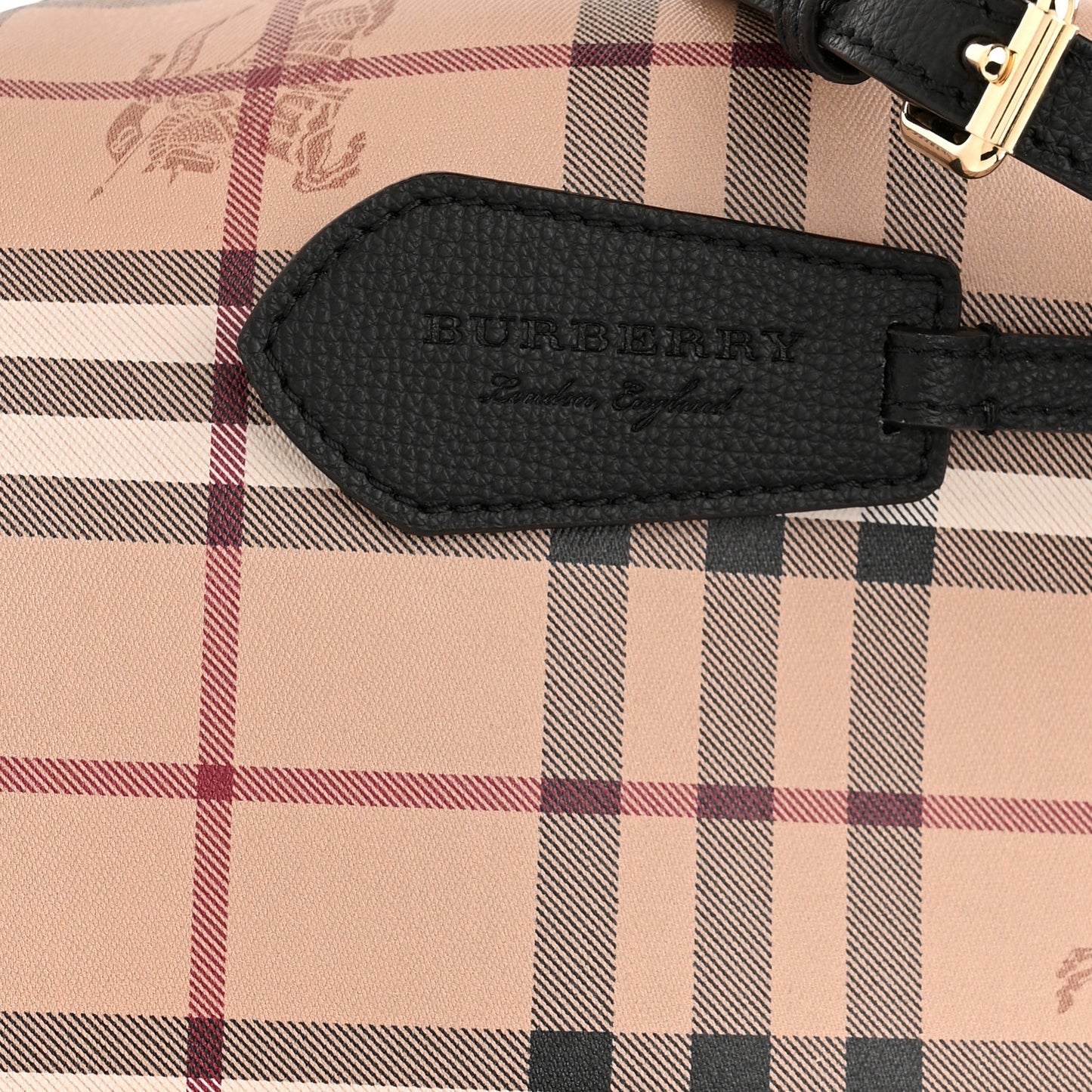 Haymarket Check Colours Small Lorne Bucket Crossbody Black
