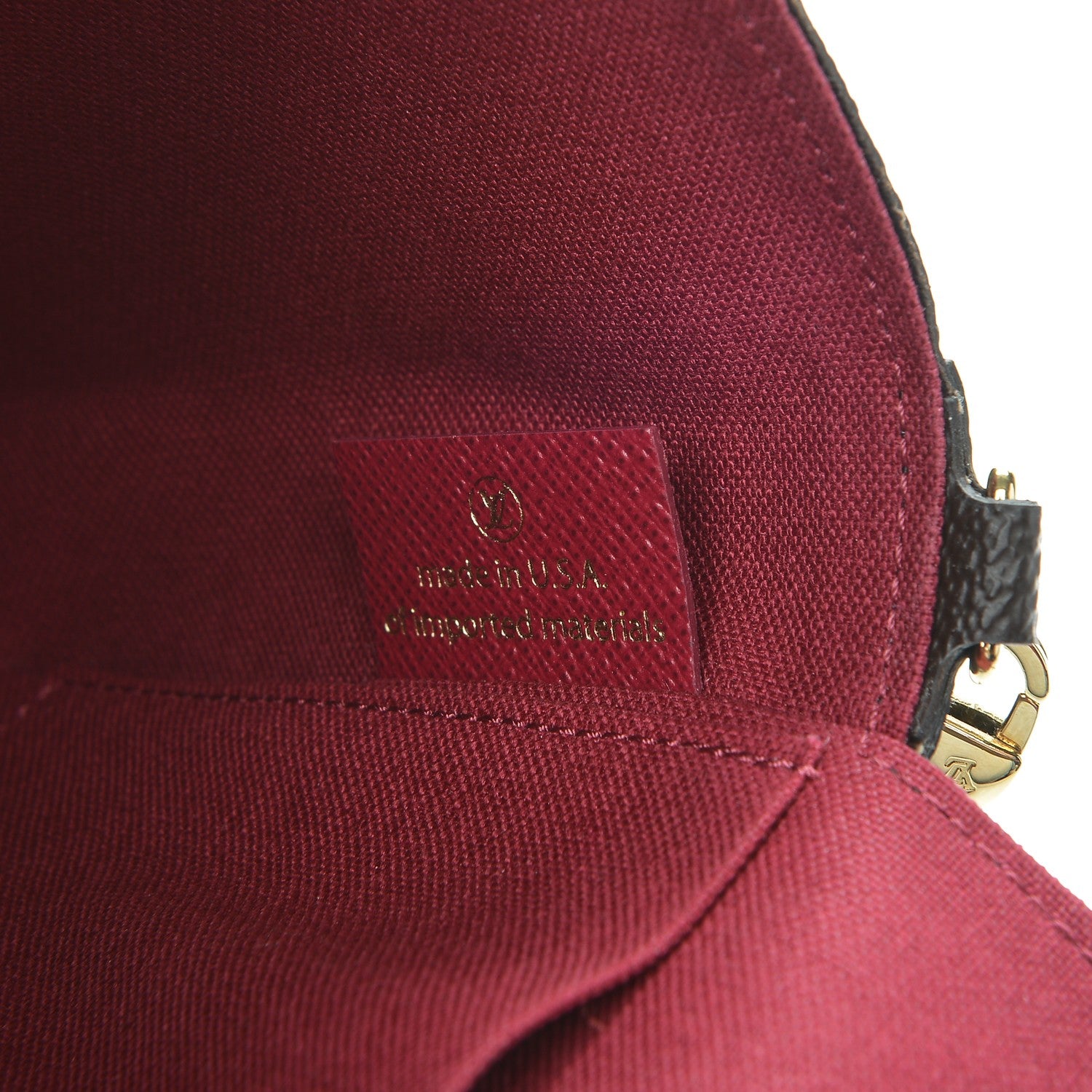 Louis Vuitton Monogram Pochette Felicie Chain Wallet Fuchsia 8 of 8