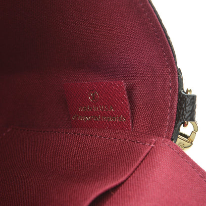 Louis Vuitton Monogram Pochette Felicie Chain Wallet Fuchsia 8 of 8