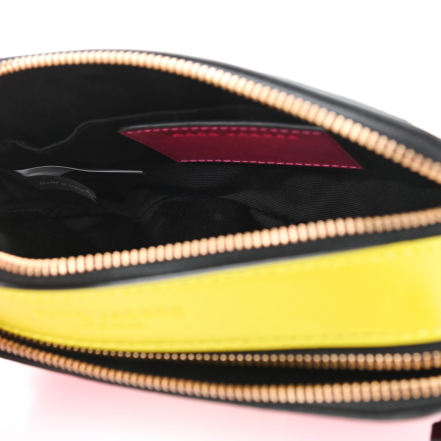 Saffiano Small Snapshot Camera Bag Red Multicolor