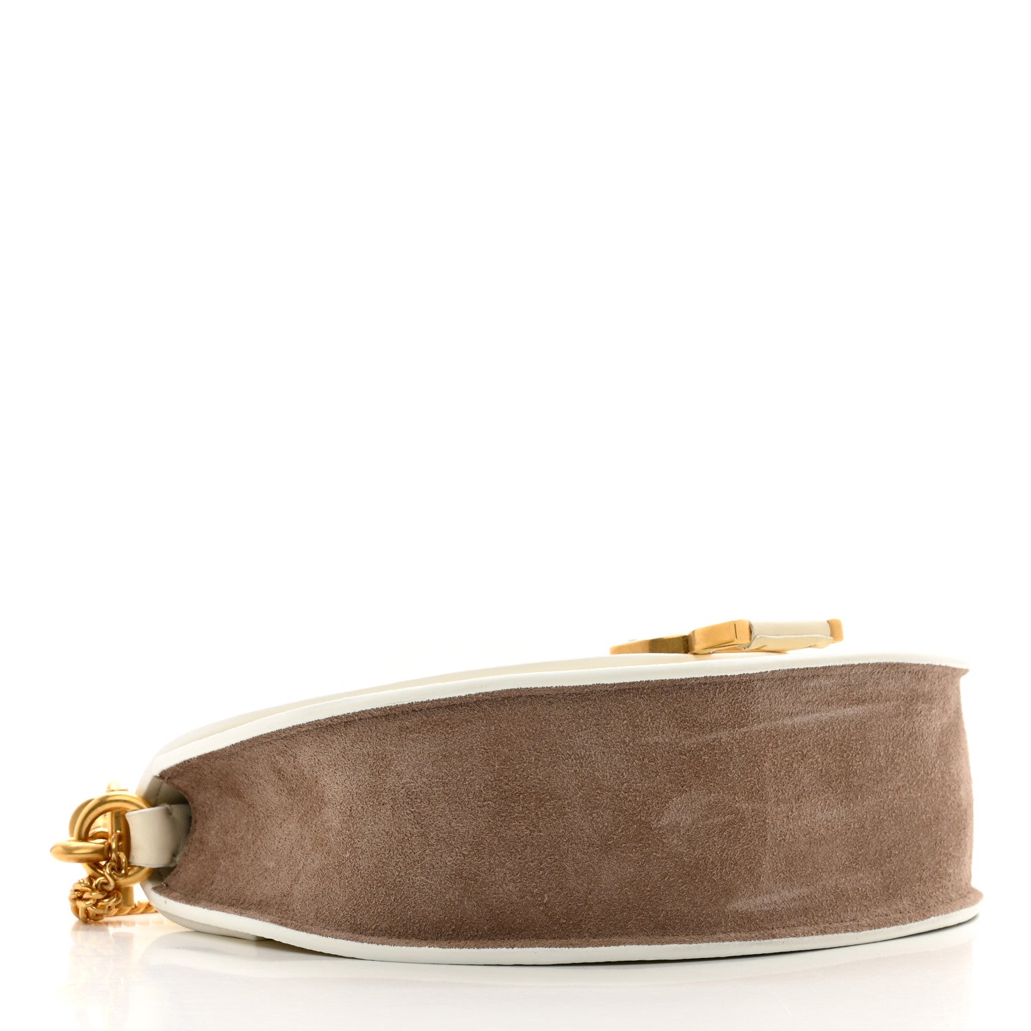 Chloe Calfskin Marcie Chain Flap Bag Misty Ivory 4 of 10