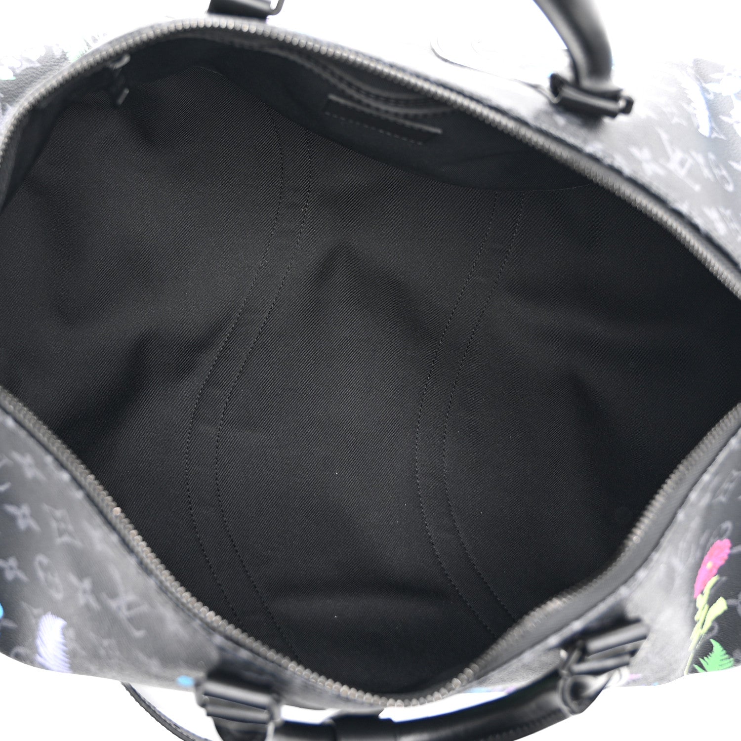 Louis Vuitton Monogram Eclipse Folia Keepall Bandouliere 50 4 of 9