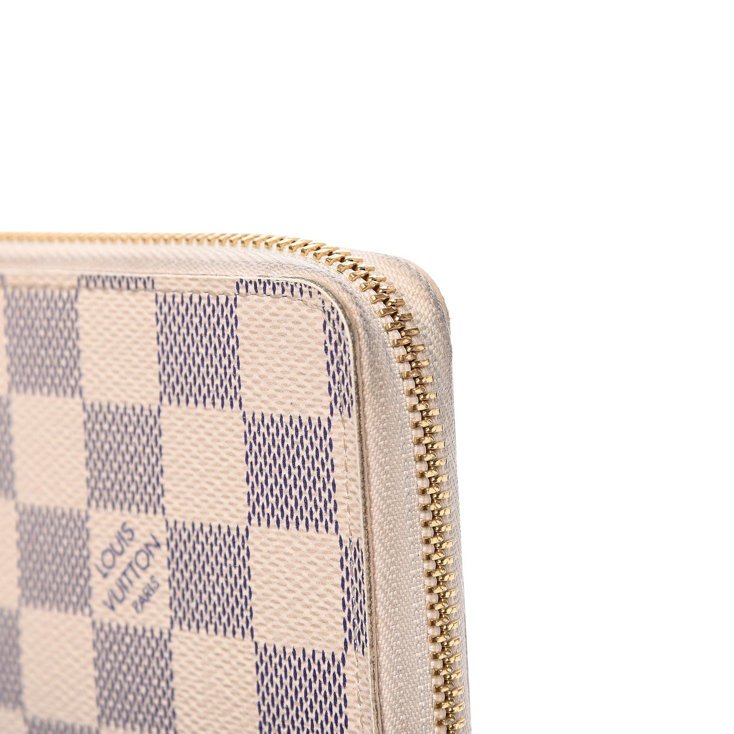 Louis Vuitton Damier Azur Clemence Wallet Rose Ballerine 8 of 12