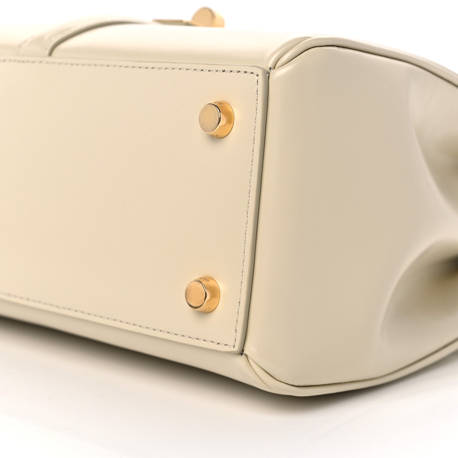 Celine Satinated Calfskin Small 16 Top Handle Bag Limestone 8 of 9