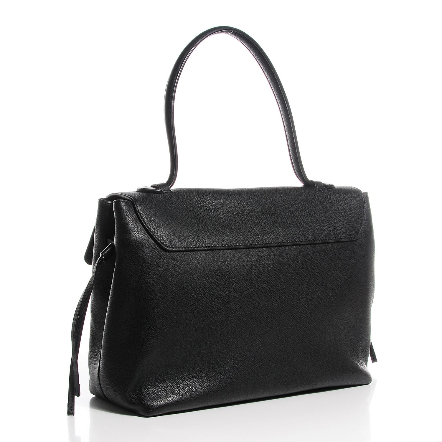 Louis Vuitton Calfskin Lockme MM Black 3 of 7