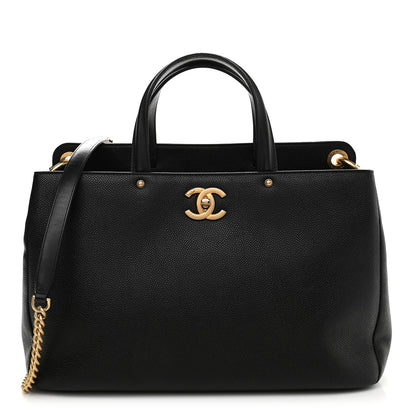Chanel Caviar Large Shopping Tote Black 1 of 9