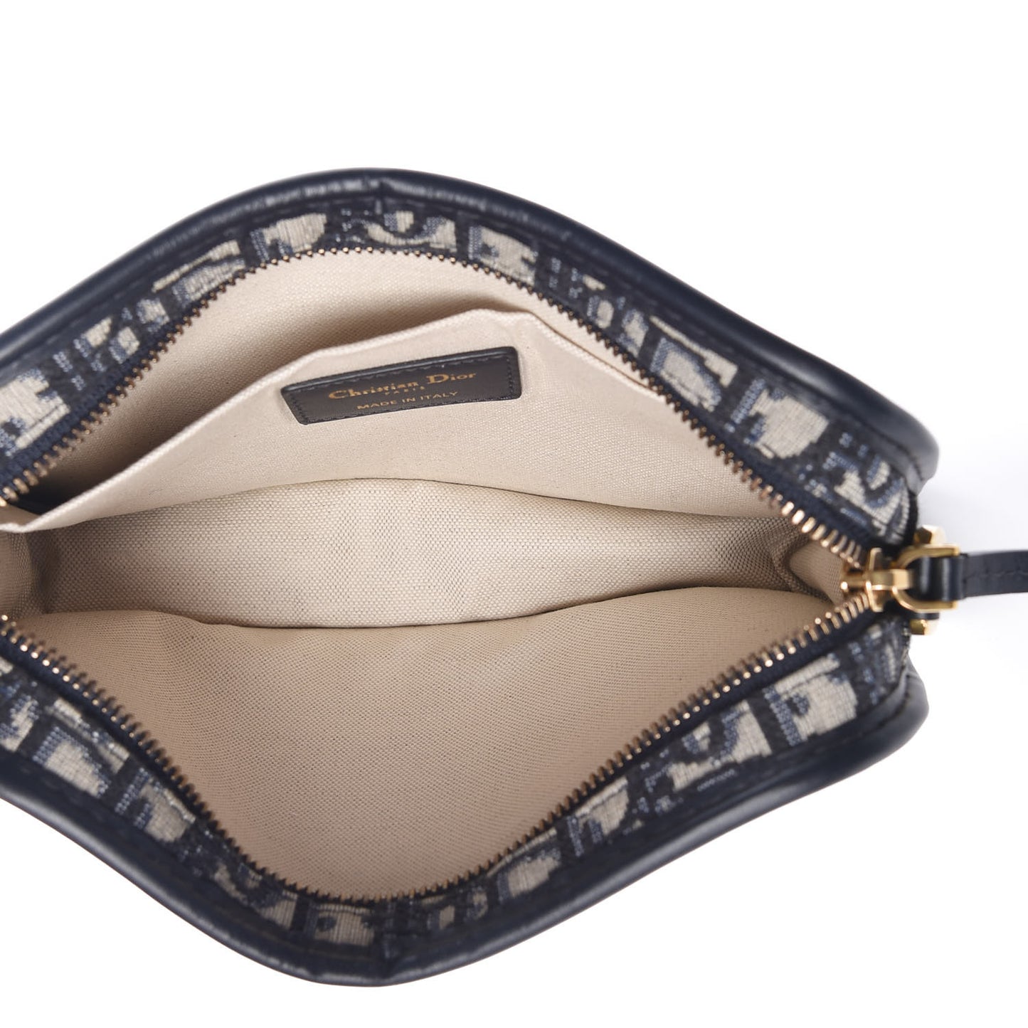 Oblique Diorquake Clutch Blue