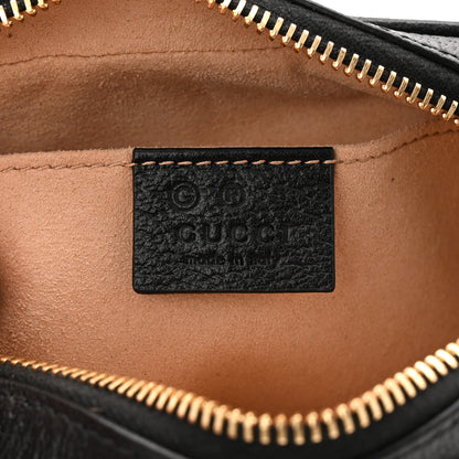 Gucci Calfskin Web Mini Ophidia Shoulder Bag Black 6 of 10