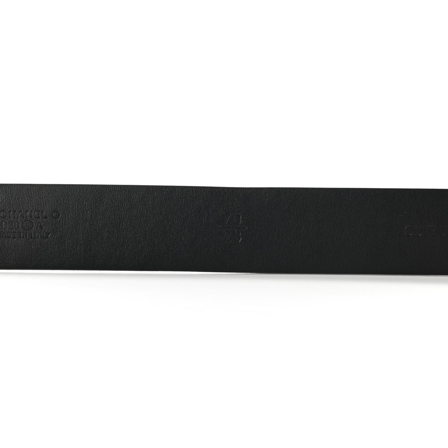 Calfskin Paris Button CC Belt 70 28 Black