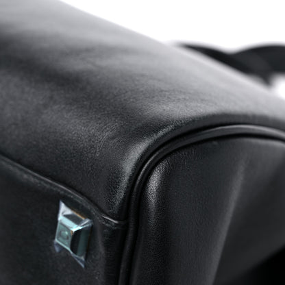 Salvatore Ferragamo Calfskin Medium Studio Bag Black 11 of 16