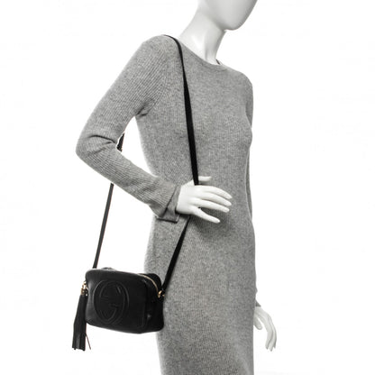Gucci Pebbled Calfskin Small Soho Disco Bag Black 2 of 7