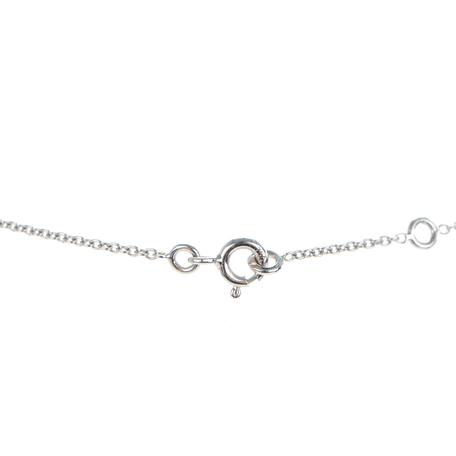 Hermes 18K White Gold Diamond PM Chaine d'Ancre Enchainee Necklace 4 of 6