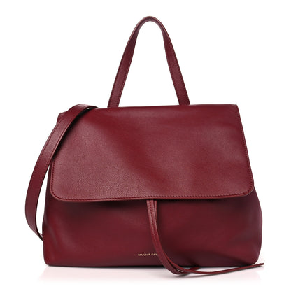 Mansur Gavriel Calfskin Mini Soft Lady Bag Claret 1 of 9