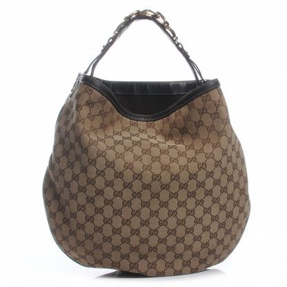 Gucci Monogram Wave Hobo Ebony 1 of 7