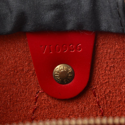 Louis Vuitton Epi Speedy 30 Rouge 7 of 11
