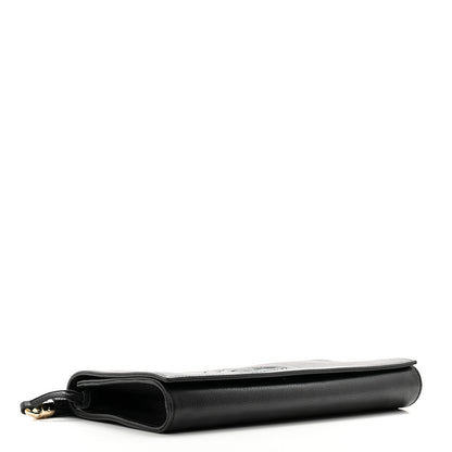 Gucci Pebbled Calfskin Medium Soho Clutch Black 4 of 9