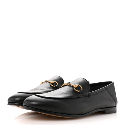 Gucci Lambskin Womens Brixton Horsebit Loafers 38 Black 4 of 11