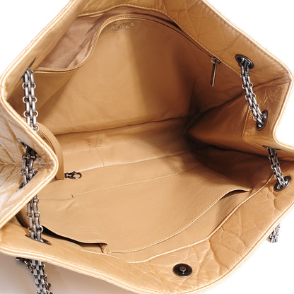 Chanel Aged Calfskin Reissue 2.55 Tote Light Gold 5 of 7