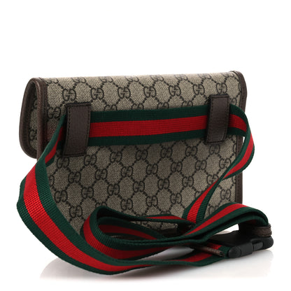 Gucci GG Supreme Monogram Neo Vintage Web Belt Bag Brown Brown 3 of 11