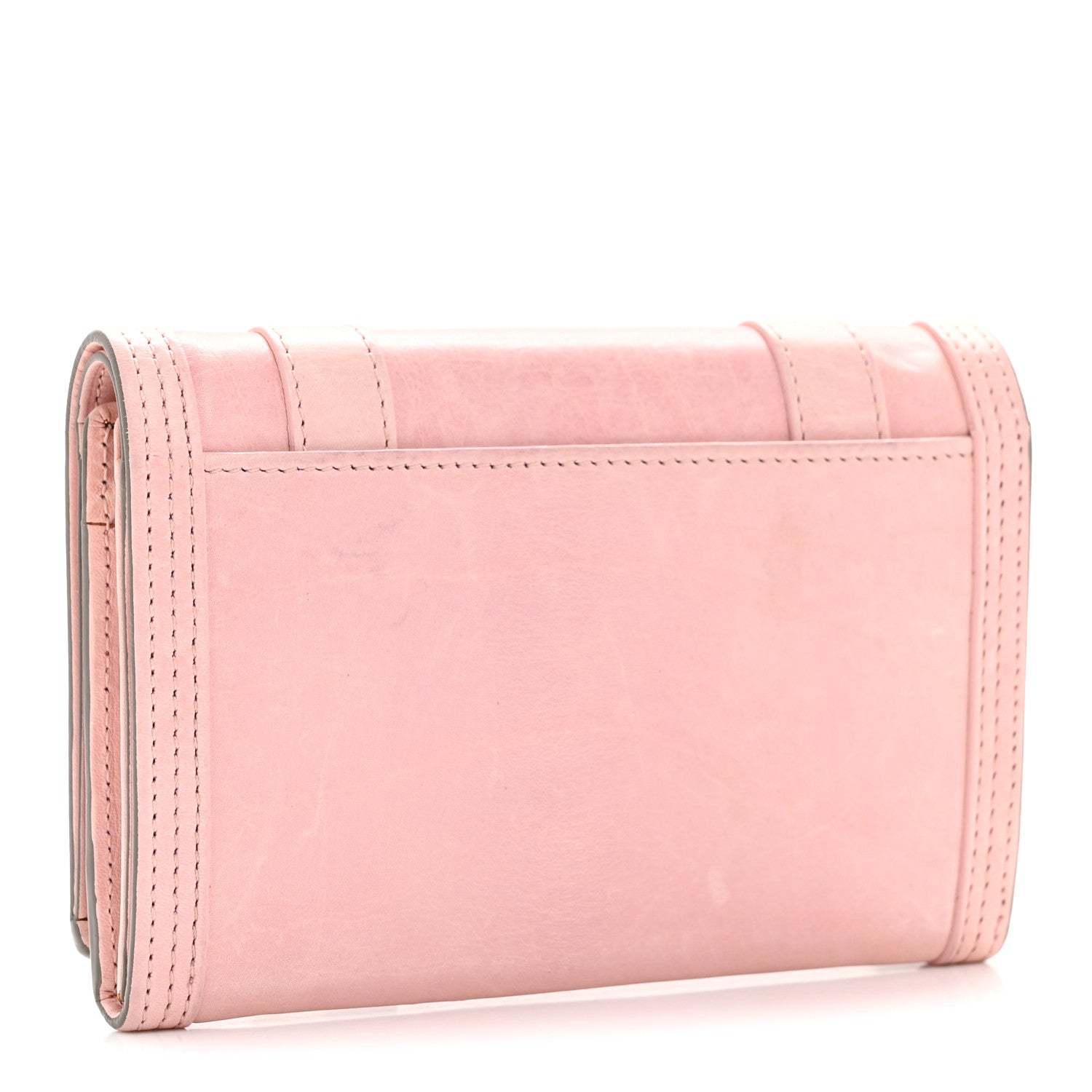 Givenchy Crackled Calfskin Compact Wallet Pink 3 of 11