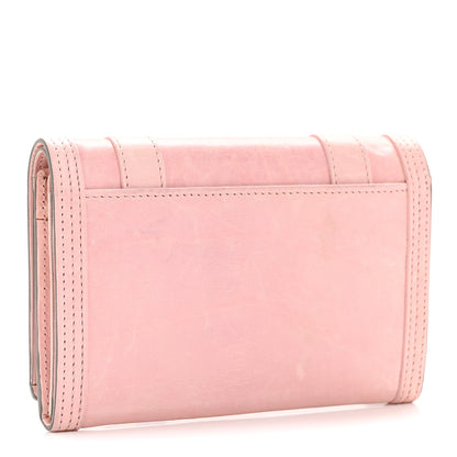 Givenchy Crackled Calfskin Compact Wallet Pink 3 of 11